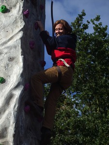 Leader Climbing